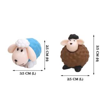 Lamb & Sheep Garden Toy Decor Showpiece Set Of 10 3