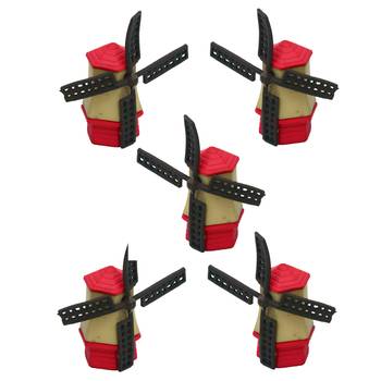 Multicolor Garden Toy Windmill Showpiece Set Of 5 1