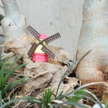 Multicolor Garden Toy Windmill Showpiece Set Of 5 2