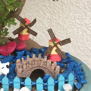 Multicolor Garden Toy Windmill Showpiece Set Of 5 4