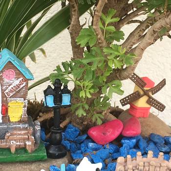 Multicolor Garden Toy Windmill Showpiece Set Of 5 5