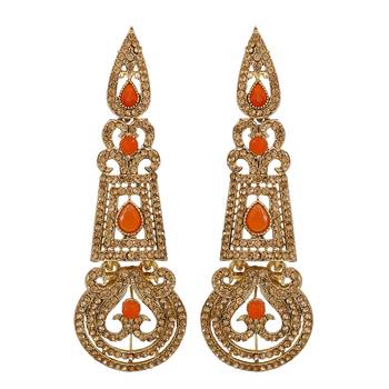 Orange Earrings 1