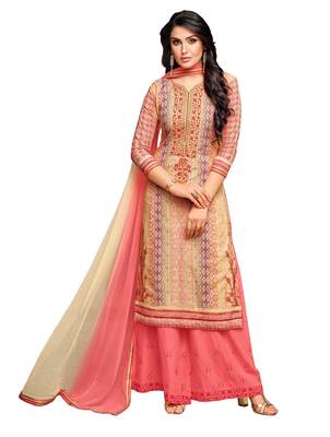 Cream Digital Print Cotton Salwar 1