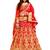 Red Colour Heavy Zari Embrodiery Net Sattin Fabric Lehenga With Blouse