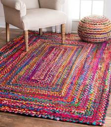 Indian Braided Floor Rug Beautiful Purely Handmade Vintage Traditional Rugs Home Living Decor Reversible Carpet Vivina 2789129