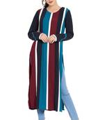 Multicolor Printed Nida Islamic Tunics