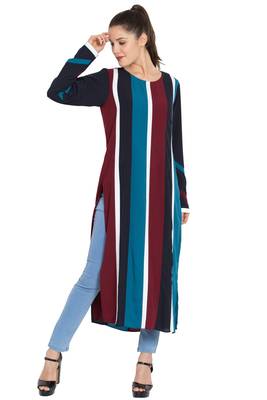 Multicolor Printed Nida Islamic Tunics 2