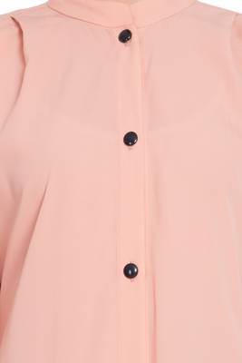 Pink Plain Nida Islamic Tunics 5