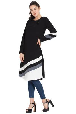 Black Plain kashibo Islamic Tunics 2