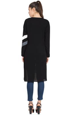 Black Plain kashibo Islamic Tunics 5