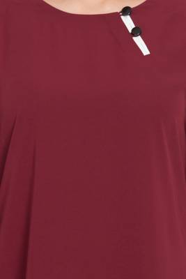 Maroon Plain kashibo Islamic Tunics 5
