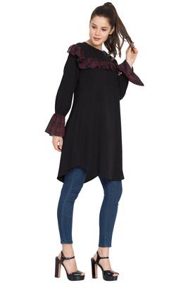 Black Plain kashibo Islamic Tunics 4