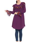 Purple Plain Nida Islamic Tunics