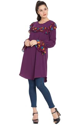 Purple Plain Nida Islamic Tunics 2