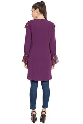 Purple Plain Nida Islamic Tunics 6