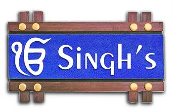 Karigaari India Wooden Name Plate I Customized Name Plate I Door Signs I Door Boards I Name Board for House 2