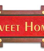 Karigaari India Wooden Name Plate I Customized Name Plate I Door Signs I Door Boards I Name Board for House