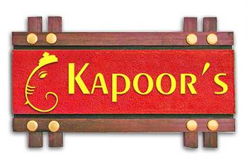 Karigaari India Wooden Name Plate I Customized Name Plate I Door Signs I Door Boards I Name Board for House 2