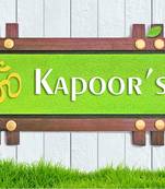 Karigaari India Wooden Name Plate I Customized Name Plate I Door Signs I Door Boards I Name Board for House