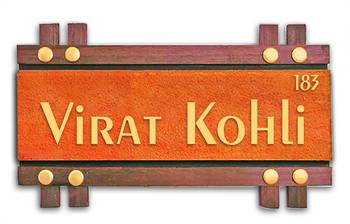 Karigaari India Wooden Name Plate I Customized Name Plate I Door Signs I Door Boards I Name Board for House 1