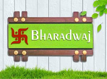 Karigaari India Wooden Name Plate I Customized Name Plate I Door Signs I Door Boards I Name Board for House 1