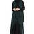 Black Plain kashibo Abaya