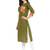 Green printed cotton kurti