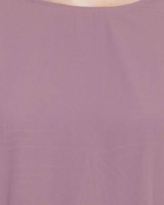 Pink Plain kashibo Abaya 5