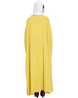 Lemon Plain Nida Abaya 4