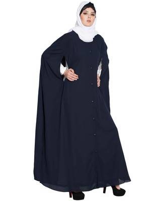 Black Plain kashibo Abaya 3