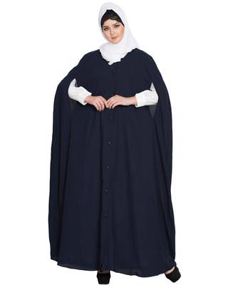 Black Plain kashibo Abaya 4