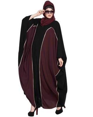 Black Plain Nida Abaya 2
