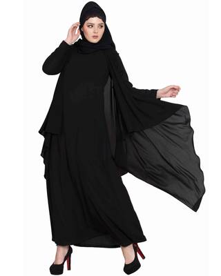Black Free Size Shrug For Any Abaya 2