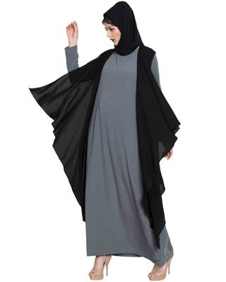 Black Free Size Shrug For Any Abaya 3