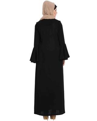 Black Plain Nida Islamic Accessories 4