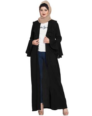 Black Plain Nida Islamic Accessories 6