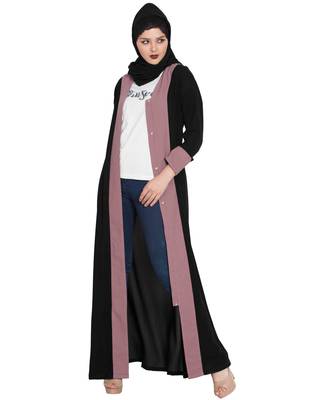 Black Plain kashibo Abaya 2