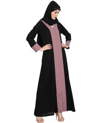Black Plain kashibo Abaya 3