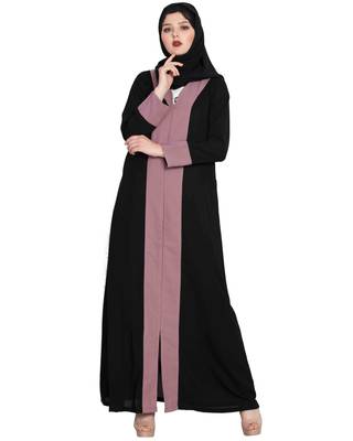 Black Plain kashibo Abaya 6