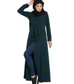 Green Plain kashibo Abaya