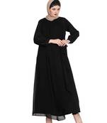 Black Plain kashibo Abaya