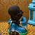 Karigaari India Handcrafted Resine Little Sitting Buddha Monk Sculpture