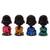 Karigaari India Handcrafted Set of 4 Resine Little Buddha Monk Sculpture