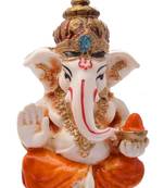 Karigaari India Handcrafted Resine Little Ganesha Showpiece for Home Decor I Vinayaka Showpiece Ganesha Idols