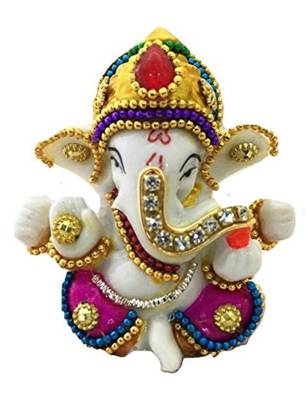 Karigaari Resine Ganesha Decor(Multicolour) 1