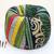 Handmade cotton kantha quilt Floral kids Bean Bag Chair, Round Bohemian Decorative Embroidered Ottoman Pouf, only cover
