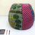 Handmade cotton kantha quilt Floral kids Bean Bag Chair, Round Bohemian Decorative Embroidered Ottoman Pouf, only cover