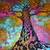 Indian Tie Dye Tree Of Life Tapestry, Mandala Window Curtain Valances Room Divider Tab top Curtains