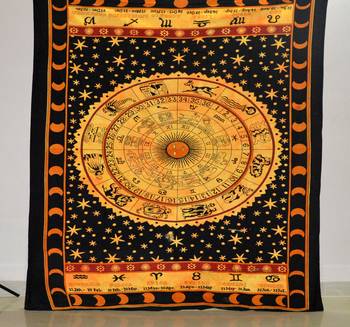 Indian Mandala Tapestry Gypsy Home Decor Window & Panel Set Bohemian Curtain Room Divider Blackout Balcony Sheer Curtain 2