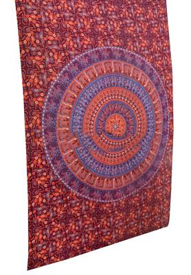 Mandala Window Tab top Curtains Drape Balcony Room Decor Curtain Boho Set Ethnic Windows & Panels Set Tab Top Tapestry 3